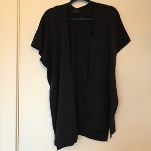 Navy short sleeve cardigan